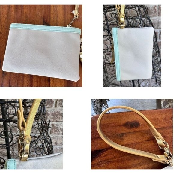 Spartina 449 Mermazing Mermaid Wristlet Zip Strap Rare Beach Vacation Is… - Picture 10 of 12